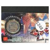 2000 Celebration Quarter - sealed in card by RCM