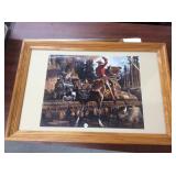framed art - The Puffing Billy, RCMP- by Arnold