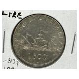 1960 Italy 500 Lire