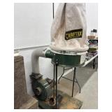 Craftex 2 h.p. shop dust collector. 6ft tall