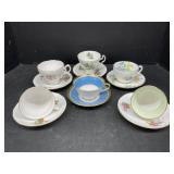 6 Teacups & Saucers