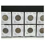 8 Great Britain Coins