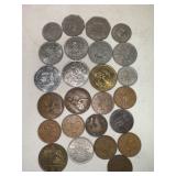 Assorted World Coins