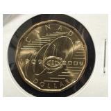 2009 Montreal Canadiens Loonie - removed from