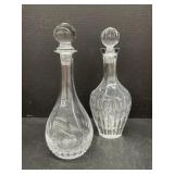 2 Decanters with Stoppers
