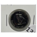 1967 5 Cent " Bunny " - unc.