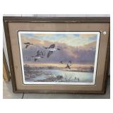 Framed Herb Booth Print, Pintail Pageant