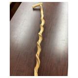 36 " Carved Wooden Walking Stick
