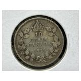 1918 Canadian 10 Cent Coin