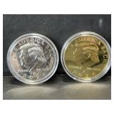 Gold-tone & Silver-tone Take America Back 2024