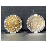 Gold-tone & Silver-tone Take America Back 2024
