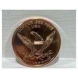 1 oz .999 Copper Round - Colt 45 Design