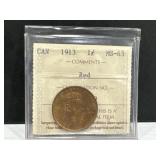 1913 (I.C.C.S.M.S.63) Canadian Large Cent