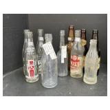 10 Vintage Beer & Soda Bottles (1870-1950)