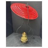 Metal Hanging Oil Lamp with Metal Shade -