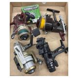 4 spinning fishing reels