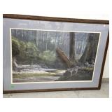 Framed Print of Wolves by Calvert 