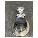 Sterling 925 Silver Blue Flash Labradorite