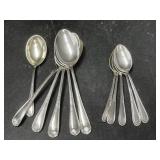 11 Birks Princess Pattern Spoons