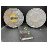 Color Television Pict-o-Guide and 2 Empty Metal