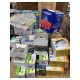 Large Box Of Led Lightbulbs And Regular Bulbs