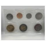 Canada 2002 Uncirculated Coin Set. Seven