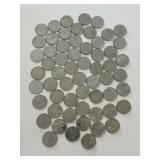 Cdn 25 Cent Coins 1992: - 59 Coins. $14.75 Face