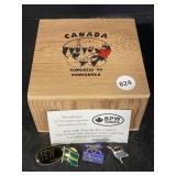 Canadian Made Western Red Cedar Keepsake Box with