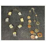2 Costume Jewelry Necklaces