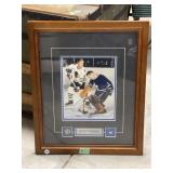 Framed Signed NHL Print - Bower stops Hull