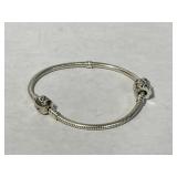 Pandora Sterling 925 Silver Charm Bracelet S925