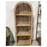 Bohemian Style Rattan Bookcase, 25x13x65 '