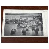 1904 Postcard Of A Baptism