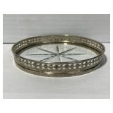 Birks Sterling Silver Rim Coaster With Clear