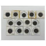 Cdn Large One Cent Coins: Victoria: 1876h, 188h-