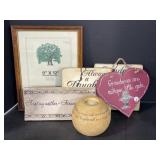 Mother / Grandmother Items and Frame