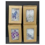 Assorted Costume Jewelry Brooches (4)