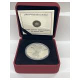 2007 Cdn Cased Proof Dollar