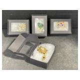 Assorted Costume Jewelry Brooches (4)