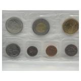 Canada 2009 Uncirculated Coin Set. Seven