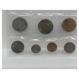 Canada 2012 Uncirculated Coin Set. Seven