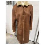 Lined Leather Jacket Size Large