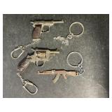 Various Gun Keychains (3)