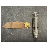 Girl Guides of Canada Whistle & Lapel Pin