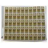 Canada Sc # 491, Curlers, Full Sheet Mnh
