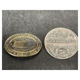 Confederation Log Homes belt Buckle together with