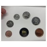 Cdn 2010 Uncirculated Coin Set. Seven Coins In