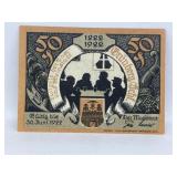 Germany: 1922 50 Pfennig Grunberg/schi