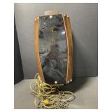 MCM Hanging Corded Light - Wood with Tinted