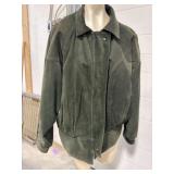 Sequence Size M Green 'Suede' Jacket